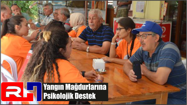 Yangın Mağdurlarına Psikolojik Destek