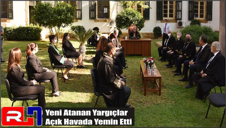 Yeni Atanan Yargıçlar Açık Havada Yemin Etti