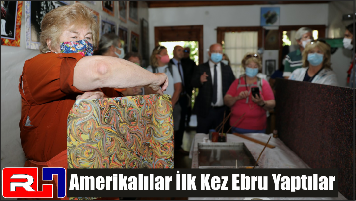 Amerikalılar İlk Kez Ebru Yaptılar