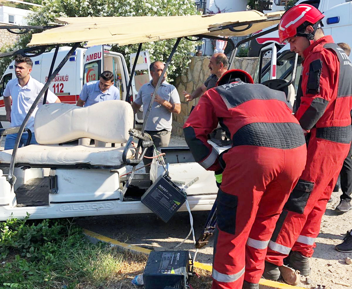 Otel Çalışanları Ölümden Döndü