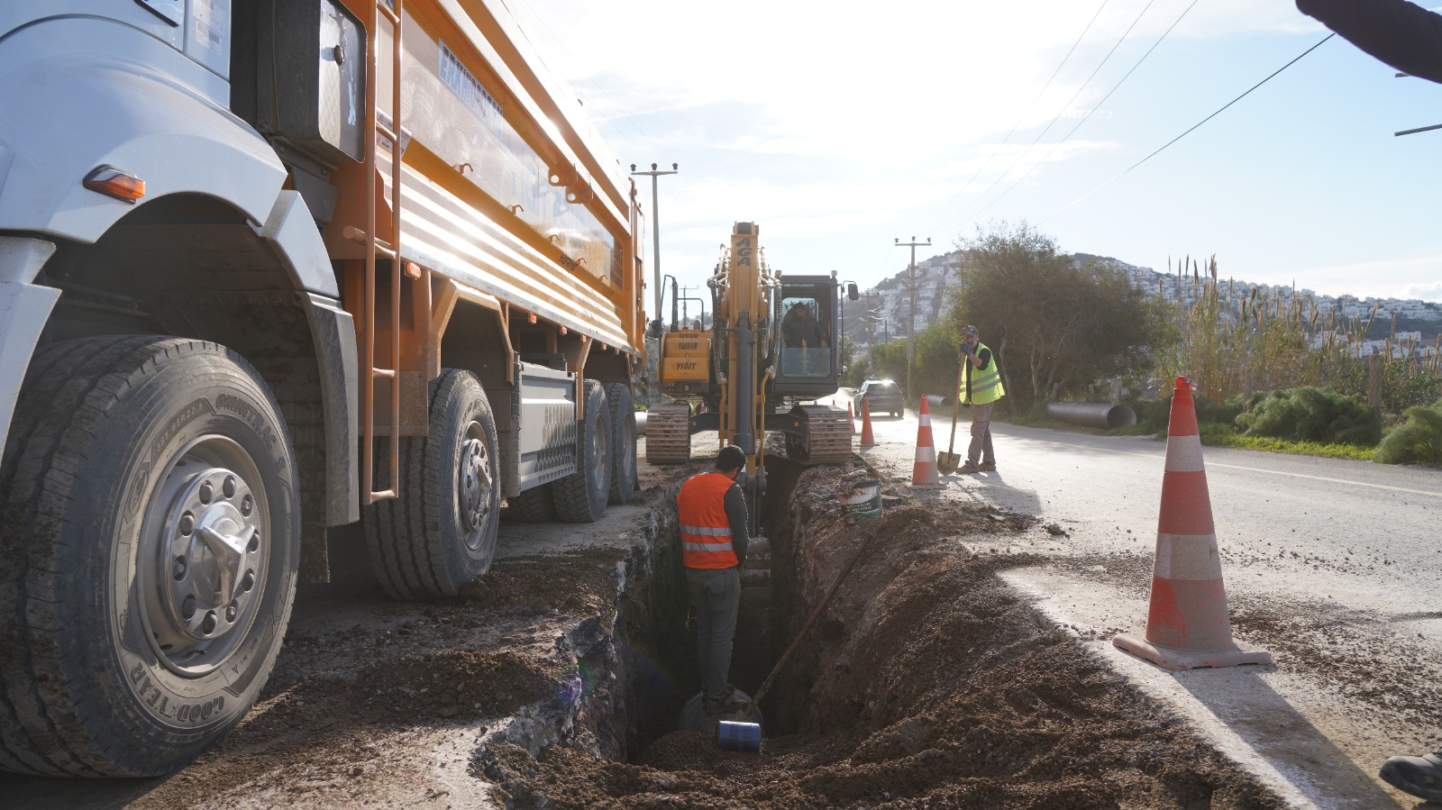 Bodrum’a Su Sağlayacak Kuzey Ring Hattı Çalışmalarına Başladı